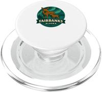 Fairbanks Alaska Moose Cow and Calf Northern Animals PopSockets PopGrip for MagSafe