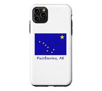 Fairbanks Alaska USA Flag Souvenir Case for iPhone 11 Pro Max