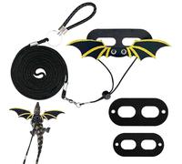 Faire Du Dragon Barbu - Corde À Dragon Barbu Et Ensemble De Harnais | Ligot De Lézard Et Cordon | Reptile Corde Escape Proof Traction Accessories Pour La Formation Turtle Hamster Animal Voyage Extérie