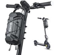 Faireach 3L E Scooter Case, Quick Release Handlebar Bag with Multicoloured Elastic Cord, Waterproof, Large Capacity for Segway, Ninebot, Xiaomi, Mijia