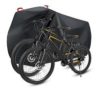 Faireach Bike Cover for 2 Bikes, Bike Covers for Outside Storage, Bicycle Covers with Waterproof Material & Lock Holes, Anti Dust Rain Snow UV, Fits for Mountain, Road & Heavy Duty Bike