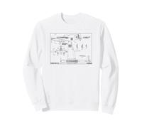 Fairey Battle WW2 British Bomber Plane Blueprints Sweatshirt