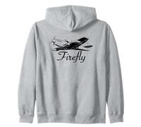 Fairey Firefly British WW2 Fighter Plane Flying Zip Hoodie