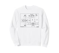 Fairey Seafox British WW2 Biplane Blueprints Sweatshirt