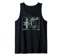 Fairey Seafox WW2 British Biplane Floatplane Diagrams Tank Top