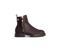 Fairfax & Favor Ladies Oakham Waterproof Leather Ankle Boots - Mahogany - Size: EU40