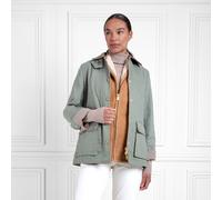 Fairfax & Favor Ladies The Olivia Wax Jacket - Green - Size: UK14