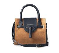 Fairfax & Favor Women's Mini Windsor Suede Handbag - Two Tone Navy - Size: One Size