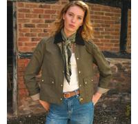 Fairfax & Favor Women's The Tabitha Short Wax Jacket - Khaki - Size: UK14