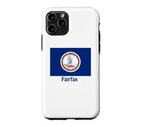 Fairfax Virginia USA Flag Souvenir Case for iPhone 11 Pro