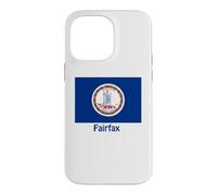 Fairfax Virginia USA Flag Souvenir Case for iPhone 14 Pro Max
