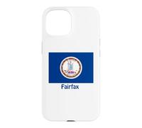 Fairfax Virginia USA Flag Souvenir Case for iPhone 15