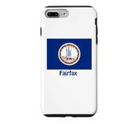 Fairfax Virginia USA Flag Souvenir Case for iPhone 7 Plus/8 Plus
