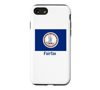 Fairfax Virginia USA Flag Souvenir Case for iPhone SE (2020) / 7/8