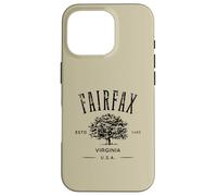 Fairfax Virginia Vintage Distressed Style Design Souvenir Case for iPhone 16 Pro