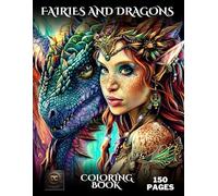 Fairies and Dragons Coloring Book: Fantasy Grayscale Pages with Magical Fairies, Mystical Dragons & Enchanted Forest Scenes | Relaxing Fantasy ... for Adults (Fantasy Creatures Coloring Books)