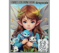 Fairies coloring book: “Grayscale Fairies in a Monochrome Realm”