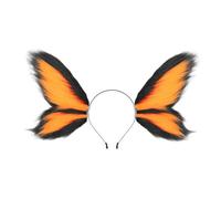 Fairies Elves Butterfly Animal Ear Hairband Adjustable Costume Accessory For Roleplay Halloween Parties Gathering Dressingup Plush Roleplay Ear Hair Accessory
