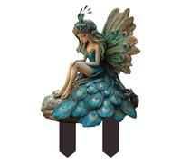 Fairies for Fairy Garden - Miniature Garden Figurines with poles, plant pot fairys decorations | Small fairy statues for flower pots, gnome desk ornaments, outdoor garden decoration, accents in the h