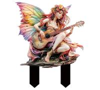 Fairies for Fairy Garden - Miniature Garden Figurines with Stakes, Plant Pot Fairys Decorations| Small Fairy Statues for Flower Pots, Gnome Desk Ornaments, Outdoor Yard Decor, Home Gardens Accents