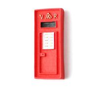 FAIRIES MINIATURE RED POST BOX WALL MOUNTED TO PLACE IN YOUR FAIRY GARDEN (1/12TH SCALE)