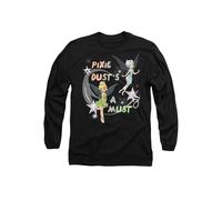 Fairies Pixie Dust's A Must Tinker Bell, Periwinkle T-Shirt, Black Disney Black L