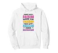 Fairies Unicorns Mermaids Raindbows - Love Fairytale Pullover Hoodie