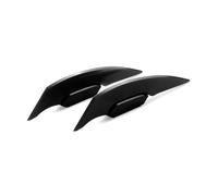 Fairing 2pcs Universal Motorcycle Winglet Aerodynamic Spoiler Wing Side Spoiler Sticker Dynamic Wing For Motorbike Scooter Accessoires(Black)
