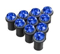 Fairing Bolt Kit 10 Pieces M5 Windscreen Windshield Wind Deflectors Bolts Kits For ZX6R ZX-6R ZX 6R ZX7R ZX9R ZX10R ZX-10R ZX12R ZX14R ER5(BLUE)