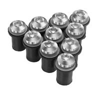 Fairing Bolt Kit 10 Pieces M5 Windscreen Windshield Wind Deflectors Bolts Kits For ZX6R ZX-6R ZX 6R ZX7R ZX9R ZX10R ZX-10R ZX12R ZX14R ER5(SILVER)