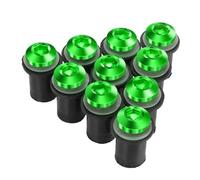 Fairing Bolt Kit 10 Pieces M5 Windscreen Windshield Wind Deflectors Bolts Kits For ZX6R ZX-6R ZX 6R ZX7R ZX9R ZX10R ZX-10R ZX12R ZX14R ER5(GREEN)