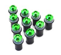 Fairing Bolt Kit 10Pieces Fairing Wind Screen Screw Bolt Kit Windshield Mounting Nut Bolt For CBR600RR CBR1000RR CBR250RR CBR 600 1000 250 RR(GREEN)