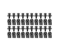 Fairing Bolt Kit Car Body Bolts And U-nut Clips M6 Engine Cover Undertray Splash Shield Guard Bumper Fender Liner Retainer Fastener Rivet Screws(20set)