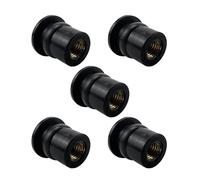 Fairing Bolt Kit Motorcycle M5 5mm M6 6mm Metric Rubber Well Nuts Windscreen Windshield Fairing Cowls Fastener Screws(M6 5pieces)