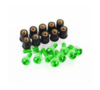 Fairing Bolt Kit Motorcycle Windshield Bolts Screw Nut Fastener Kit For NMAX 125 150 155 For N-MAX 155 125 2015-2023(GREEN)