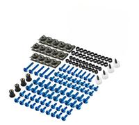 Fairing Bolt Kit, Screws Motorcycle Fairing Bolt Clips Kit For BMW R1250GS R1200RT GS 1250 Adventure F800GS Motorbike Windscreen Fastener Screws Bolts Nut Parts Motorbike Windshield Mounting Kit(Blue)