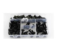 Fairing Bolt Kit, Screws Motorcycle Fairing Fastener Bolts Clips For HO&NDA FSC600A Silver Wing 2001-2018 Windscreen Screws Nuts Bolts Kits Motorbike Windshield Mounting Kit(Black)