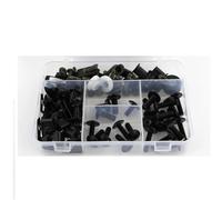 Fairing Bolt Kit, Screws Motorcycle Fairing Fastener Bolts Clips For HO&NDA FSC600A Silver Wing 2001-2018 Windscreen Screws Nuts Bolts Kits Motorbike Windshield Mounting Kit(Black)