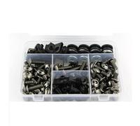 Fairing Bolt Kit, Screws Motorcycle Fairing Fastener Clips Bolt For HO&NDA GL1800 GOLDWING 2001-2018 Motorbike Windscreen Screws Nuts Kits Motorbike Windshield Mounting Kit(Titanium)