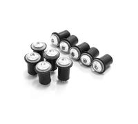Fairing Bolts Fastener Clip 10Pcs/Set M5X15mm Windshield Bolt Windscreen Screw Nuts For Y&amaha For YZF R1 R6 R7 600R 750R 1000R(Sliver)