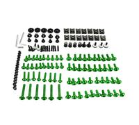 Fairing Bolts Fastener Clip Motorcycle Fairing Bolt Screw Nuts Washers Fastener Fixation For SUZUKI For GSX-R 600 750 2006-2012(Green)