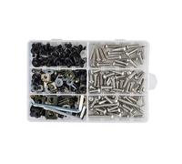 Fairing Bolts Fasteners Screws Nuts 253pcs Fairing Bolt Kit Bolt Screws Nuts For Kawasaki ER-6N For Ninja 1000 For ZX1000G 250R EX250J 300 EX300 EX300B ABS EX300A(253pcs)
