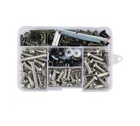 Fairing Bolts Fasteners Screws Nuts 253pcs Fairing Bolt Kit Bolt Screws Nuts For Kawasaki ER-6N For Ninja 1000 For ZX1000G 250R EX250J 300 EX300 EX300B ABS EX300A(177pcs)