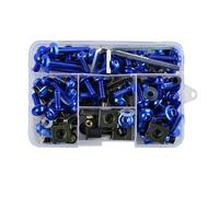 Fairing Bolts Fasteners Screws Nuts Fairing Bolt Kit For DUCATI Scrambler 800 For MONSTER 696 937 821 Multistrada 1200S V4S Desert X Motorcycle Bolts Screws Nuts Clips(BLUE)