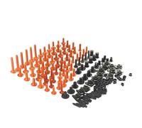 Fairing Bolts Fasteners Screws Nuts Motorcycle Fairing Bolt For DUCATI For Monster 695 696 796 795 797 821 1000 1100S 1200 M400 M600 1098 Bolts Screws Nuts Clips(Orange)