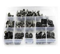 Fairing Bolts Kit For Aprilia RS125 1996 1997 1998 1999 2000 2001 2002 2003 2004 2005 Complete Full Fairing Bolts Kit Fairing Clips Bolt Nut(Titanium)