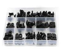 Fairing Bolts Kit For Aprilia RS125 1996 1997 1998 1999 2000 2001 2002 2003 2004 2005 Complete Full Fairing Bolts Kit Fairing Clips Bolt Nut(Black)