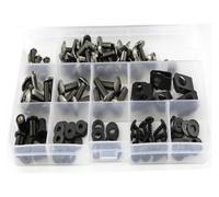 Fairing Bolts Kit For Aprilia RS125 1996 1997 1998 1999 2000 2001 2002 2003 2004 2005 Complete Full Fairing Bolts Kit Fairing Clips Bolt Nut(Titanium)