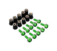 Fairing Bolts Kit For GSXR 600 GSXR750 GSX-R 1000 K1 K2 K3 K4 K5 K6 K7 K8 K9 Windshield Screw Rubber Nuts Screws Nuts(Green Set)