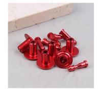 Fairing Bolts Kit For XMAX300 XMAX250 XMAX 125 300 250 400 6Pcs Fairing Bolt Screw Frame Hole Cover Cap Motorcycle Accessories(RED)